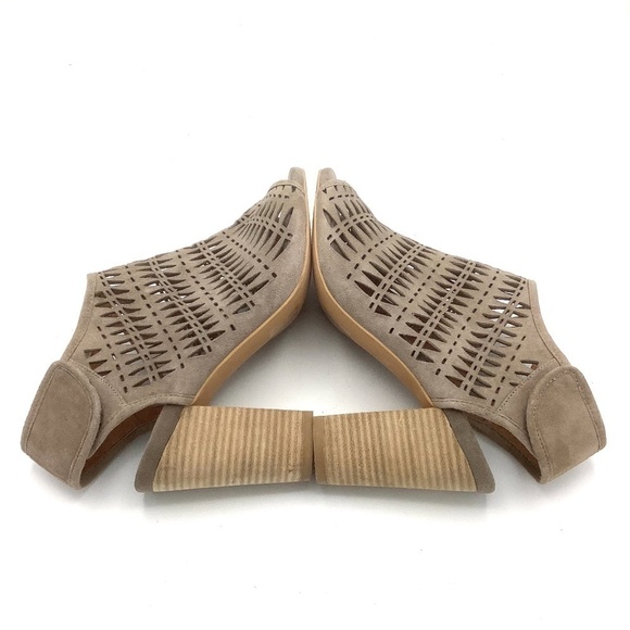 Jeffrey Campbell Leather Open Toe Heel Sandals 8 - Picture 10 of 14